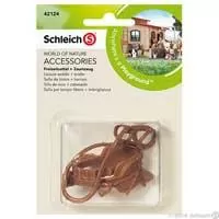 Kliknite za detalje - Schleich Domaće životinje - Uzde i sedlo za konja 42124