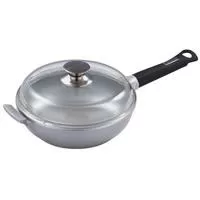 Kliknite za detalje - Bergner Duboki tiganj sa poklopcem 28cm Silver Edge BG-6706