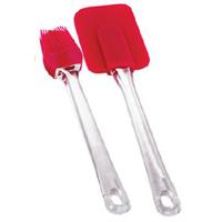 Bergner Silikonska spatula i četkica Renberg pink RB-3653-PI