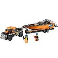 Kliknite za detalje - LEGO® City kocke Džip sa prikolicom i gliserom LE60085