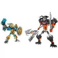 Kliknite za detalje - LEGO® Bionicle kocke - Dvoboj Mask Maker vs. Skull Grinder LE70795