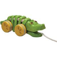 Kliknite za detalje - Plan Toys Drvena igračka na povlačenje Razigrani aligator Planwood 5609