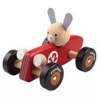 Kliknite za detalje - Plan Toys Drveni trkački automobil Zec 5704