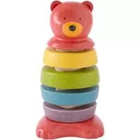 Kliknite za detalje - Plan Toys Drvena slagalica Didaktički prstenovi Meda 5622
