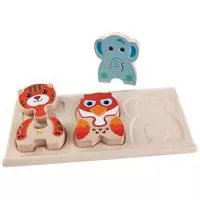 Kliknite za detalje - Plan Toys Drvena slagalica sa životinjama 5611