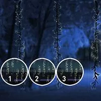 Kliknite za detalje - Novogodišnje Lampice LED Zavesa Za Spoljnu i Unutrašnju Upotrebu Meteor