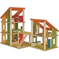 Kliknite za detalje - Plan Toys drvena kućica za lutke 7602