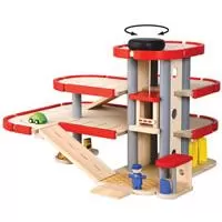 Kliknite za detalje - Plan Toys drvena garaža na tri nivoa 6227