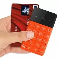 Kliknite za detalje - Elari CardPhone Mobilni telefon veličine kreditne kartice narandžasti ELCPORG
