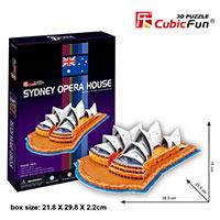 CUBIC FUN Sidnejska Opera  Maketa 3D Puzzle P178