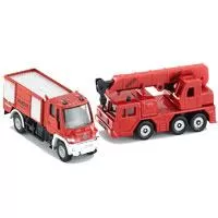 Kliknite za detalje - Siku Vatrogasni set vozila Unimog i Kran 1661