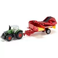 Kliknite za detalje - Siku Traktor sa priključnom mašinom za branje krompira 1:87 1808