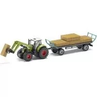 Kliknite za detalje - Siku Traktor sa hvataljkom i prikolicom 1:50 1946