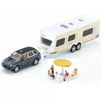 Kliknite za detalje - Siku Auto sa kamp prikolicom 1:55 2542