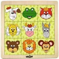 Kliknite za detalje - WoodyLand - Puzzle za najmlađe: Likovi životinja 91104