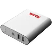 Kliknite za detalje - Kodak Power Bank pomoćna baterija za mobilne uređaje 10400 mAh srebrni 30411876