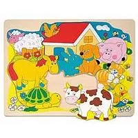 Kliknite za detalje - WoodyLand - Drveni puzzle Farma 90340