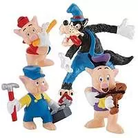 Kliknite za detalje - Bullyland Disney Figurice Tri praseta i strašni vuk