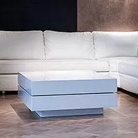 Kliknite za detalje - Klub Sto Maxx X Move Beli 80 x 80 x 35 cm