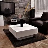 Kliknite za detalje - Klub Sto Maxx 110 x 65 x 35 cm Sa Jednom Fiokom White