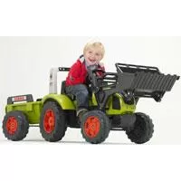Kliknite za detalje - Falk Toys Dečji traktor na pedale sa prikolicom i utovarivačem 1040M