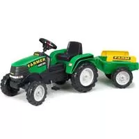 Kliknite za detalje - Falk Toys Dečji traktor na pedale sa prikolicom 1022AB