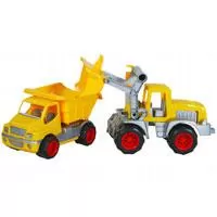 Kliknite za detalje - Kamion set 2 u 1 Kiper i Bager MGS 0802