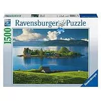 Kliknite za detalje - Ravensburger slagalica Island In Hordaland Norway 1500 delova 01-162574