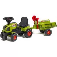 Kliknite za detalje - Falk Toys Dečji traktor sa prikolicom Guralica 1012C