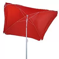 Kliknite za detalje - Suncobran za plažu - dijagonala - boja crvena - 190 cm 15-180