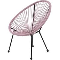 Lounge stolica Winty ružičasta