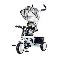 Kliknite za detalje - Chipolino tricikl - guralica TWISTER Bela - šara Zebra