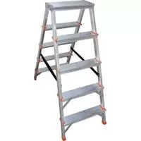 Kliknite za detalje - Kućne aluminijumske dvostrane merdevine BSS 5