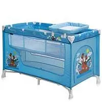 Kliknite za detalje - Bertoni Lorelli Prenosivi krevetac Nanny sa 2 nivoa Blue Adventure