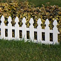 Baštenska Ogradica Pro Garden 2.4 m x 30 cm Bela