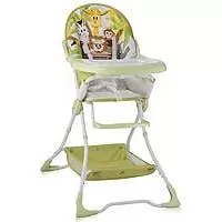 Kliknite za detalje - Bertoni Lorelli Visoka stolica za bebe Bravo Green Jungle