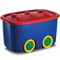 Kliknite za detalje - Kutija Za Odlaganje Igračaka Sa Točkovima Kis Funny Box