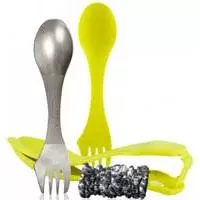 Kliknite za detalje - Višenamenski pribor za jelo Light My Fire Ultimate Spork Kit OE0LM 55702340 lime