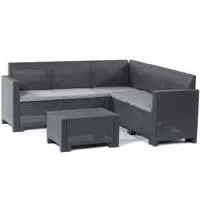 Kliknite za detalje - Baštenski set Nebraska Corner braon
