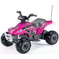 Kliknite za detalje - Peg Perego Kvad motor na akumulator 6V Corral Bearcat Pink