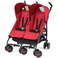 Kliknite za detalje - Peg Perego Kolica za blizance Pliko Mini Twin Mod Red