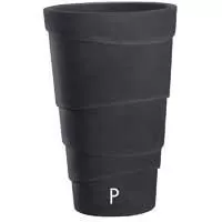 Kliknite za detalje - Saksija za cveće Evolution Matt ZigZag Black