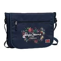 Kliknite za detalje - Pepe Jeans Školska torba / laptop torba na rame Flowers Blue
