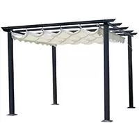 Kliknite za detalje - Pergola Senik Sa Pokretnim Krovom Alices Garden 3x3 m