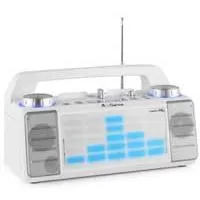 Kliknite za detalje - Prenosni 2.1 Bluetooth zvučnik za žurke iDance XD2 White 025222