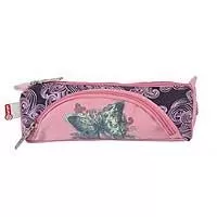 Kliknite za detalje - Target Pernica - okrugla sa 1 zipom i džepom Butterfly Pink 15887