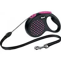 Kliknite za detalje - Flexi Povodac Trixie Design S - 5 m pink