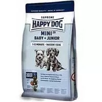 Kliknite za detalje - Hrana za štence Happy Dog Mini Baby And Junior 29  pak. 4kg + 1kg GRATIS
