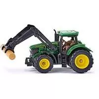 Kliknite za detalje - SIKU Igračka Traktor John Deere 6215R sa hvataljkom za balvane 1540