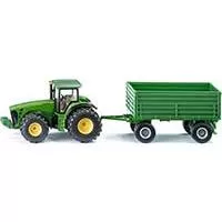 Kliknite za detalje - SIKU Igračka Traktor John Deere 8000 sa prikolicom 1953